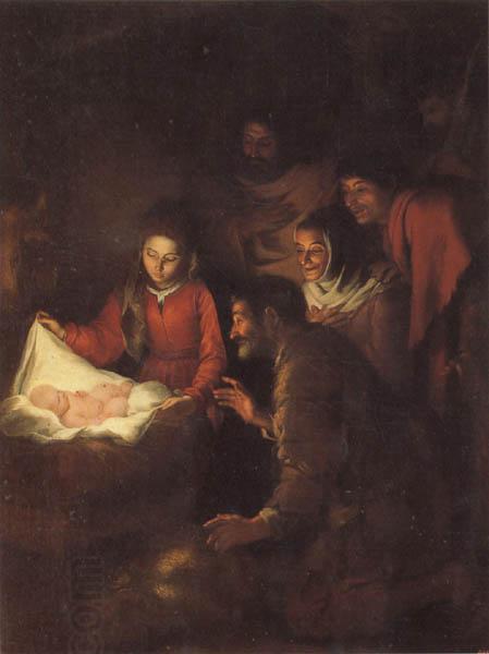 Bartolome Esteban Murillo Adoration of the Shepherds oil painting picture